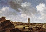Salomon van Ruysdael View of Egmond aan Zee painting